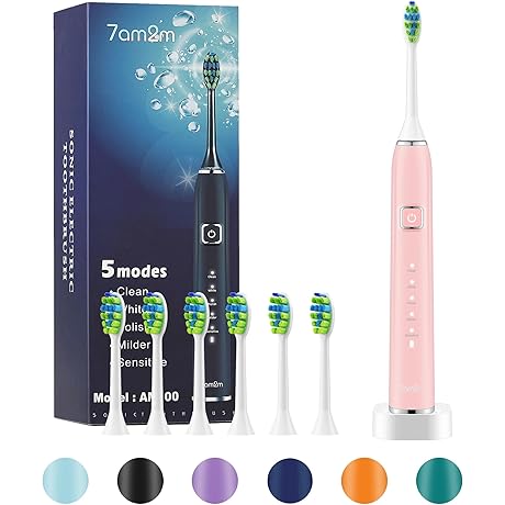 7AM2M Sonic Electric Toothbrush for Kids and Adults