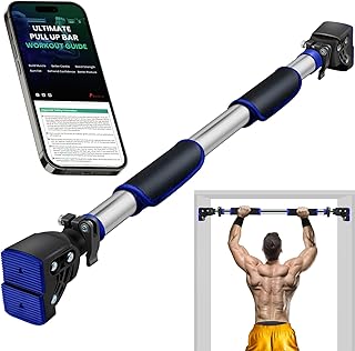Pull Up Bar for Doorway Chin Up Bar, No Screws Door Frame Width Locking