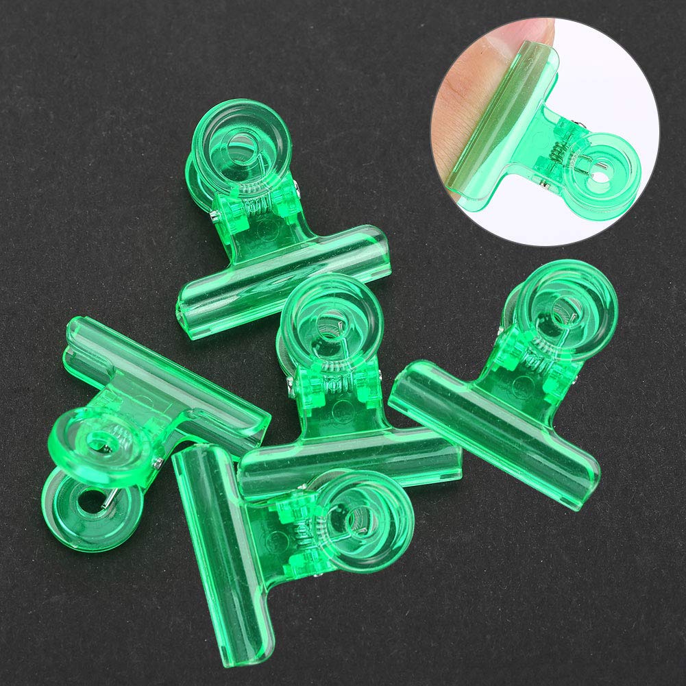 5pcs 4 Colors Nail Extension Clips C Curve Nail Extension Clips Multifunctional Plastic Nail Art Accessories For Professional For Beginners(Green)