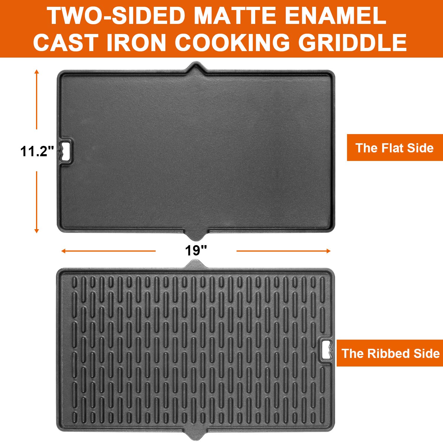 Plaque De Cuisson Réversible En Fonte Pour Barbecue Weber Summit 400/600 Series - Pièce De Rechange Pour Summit E-420, S-460, S-470