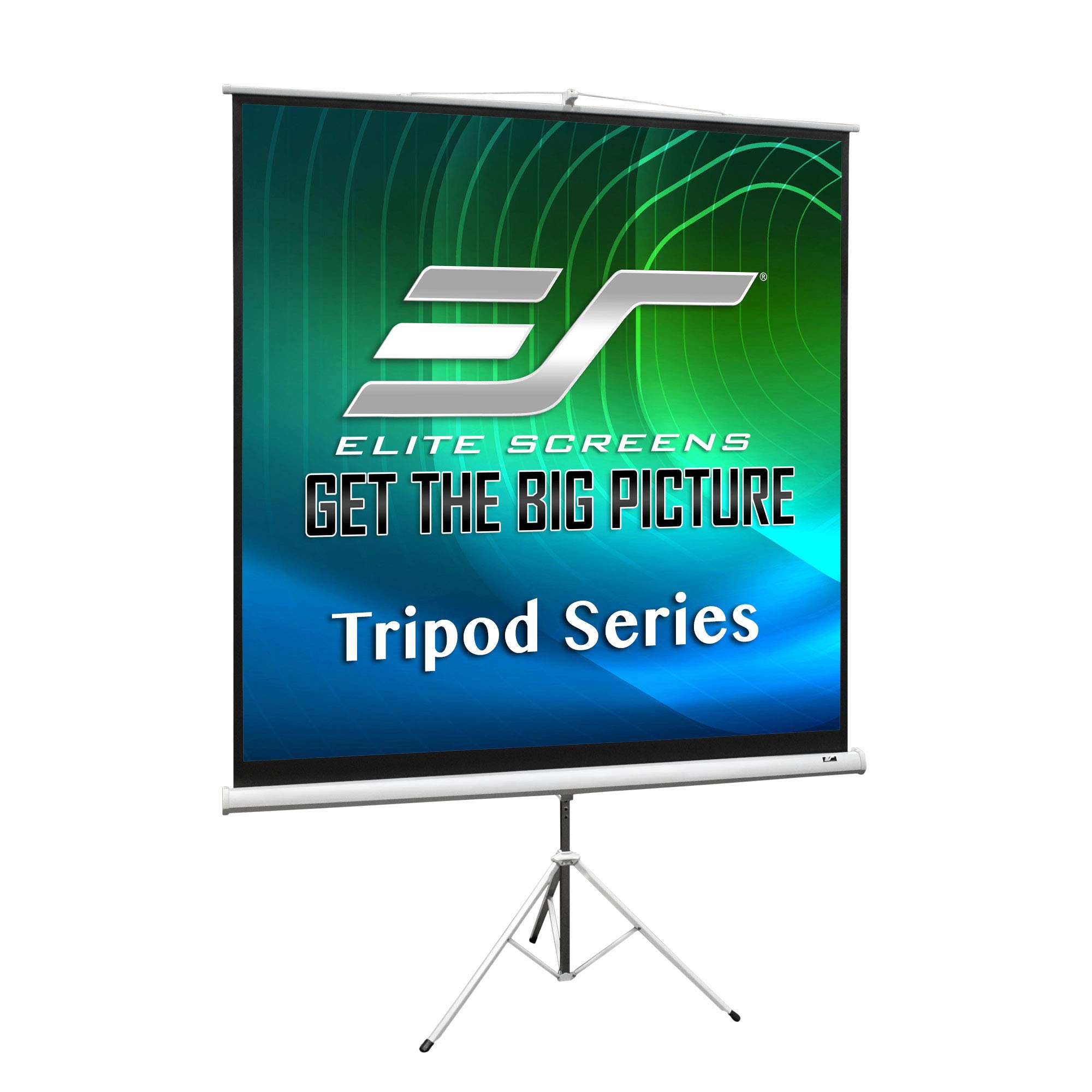 Elite ScreensT99NWS1 99 inch Tripod Pull Up Projection