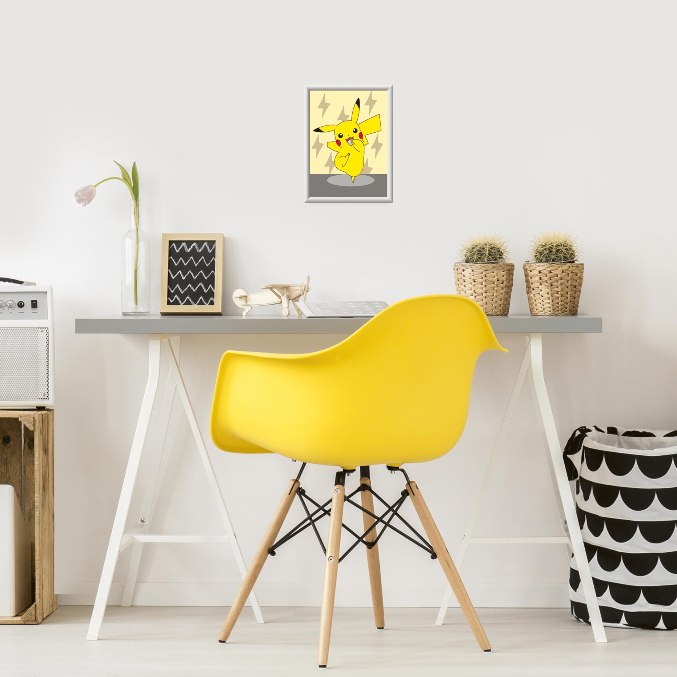 Ravensburger - Creart Serie E Pokemon: Pikachu | Kit Pittura Bambini | Dipingere Con I Numeri Include Tutto Il Necessario | Giochi Bambini 7 Anni O Più