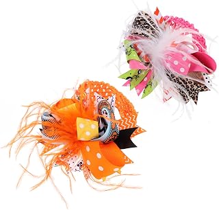 ibasenice 2pcs Children's Headband Bow Knot Hairband Bow Hair Band Festival Bowknot Headband Stretchy Hair Ties Baby Hair Bands Kids Hair Ties Bows Wraps Bow Knot Hair Band Ribbon,