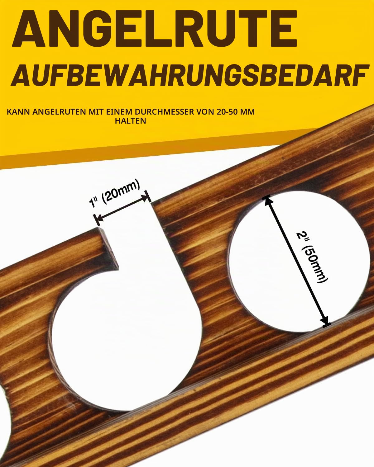 Ghosthorn Für bis zu 12 Ruten, Angelrutenhalter, Wand- oder Deckenmontage, für Garage, Aufbewahrung, Organizer, Angelausrüstung, Geschenke für Männer und Frauen