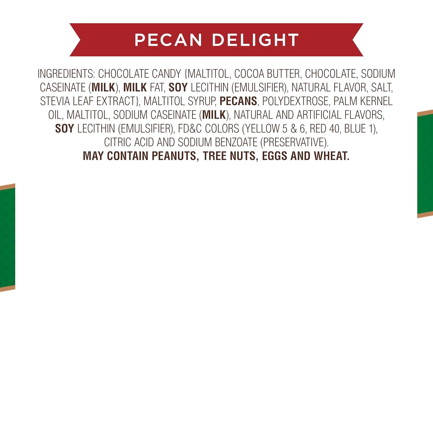 Russell Stover Sugar Free Pecan Delight, 3-Ounce Peg Bags (Pack of 10)