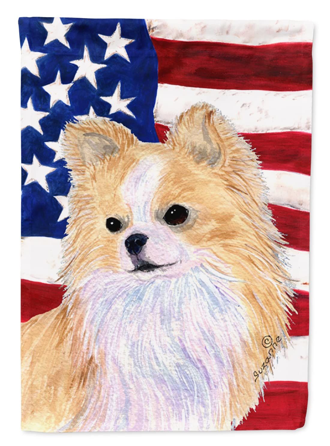 Grand drapeau Chihuahua USA canevas pour maison grand format décoratif multicolore SS4229CHF