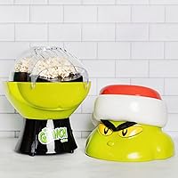 Vista 5 de Uncanny Brands Dr. Seuss El Grinch Máquina de Palomitas - Dr. Seuss Electrodoméstico de Cocina The Grinch