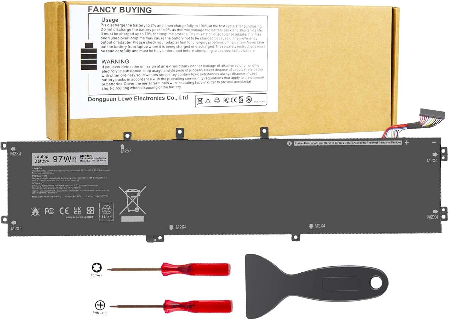 Fancy Buying 97Wh 6GTPY Laptop Battery for Dell XPS 15 & Vostro