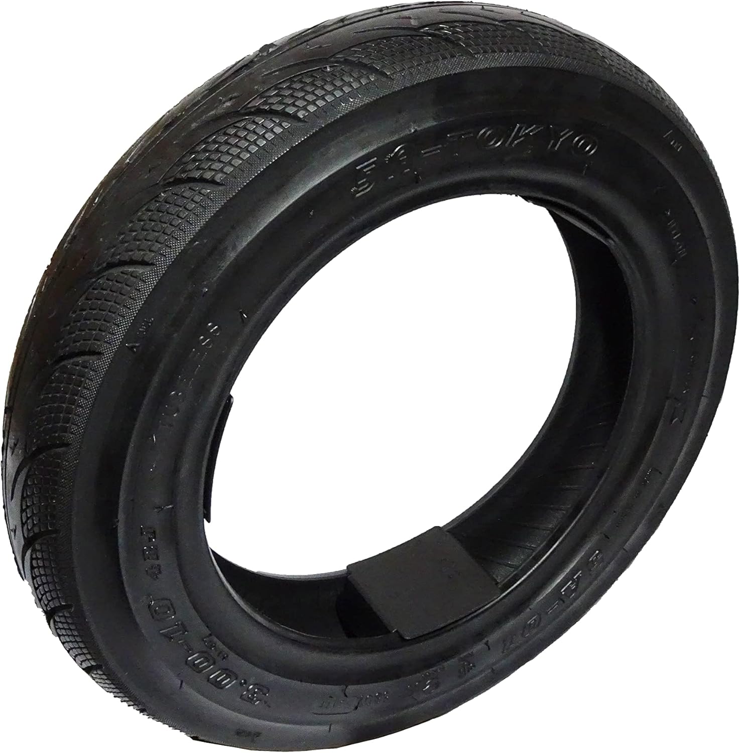 3.00-10 Scooter Tubeless Tire, 42J, Front/Rear Motorcycle/Moped 10" Rim