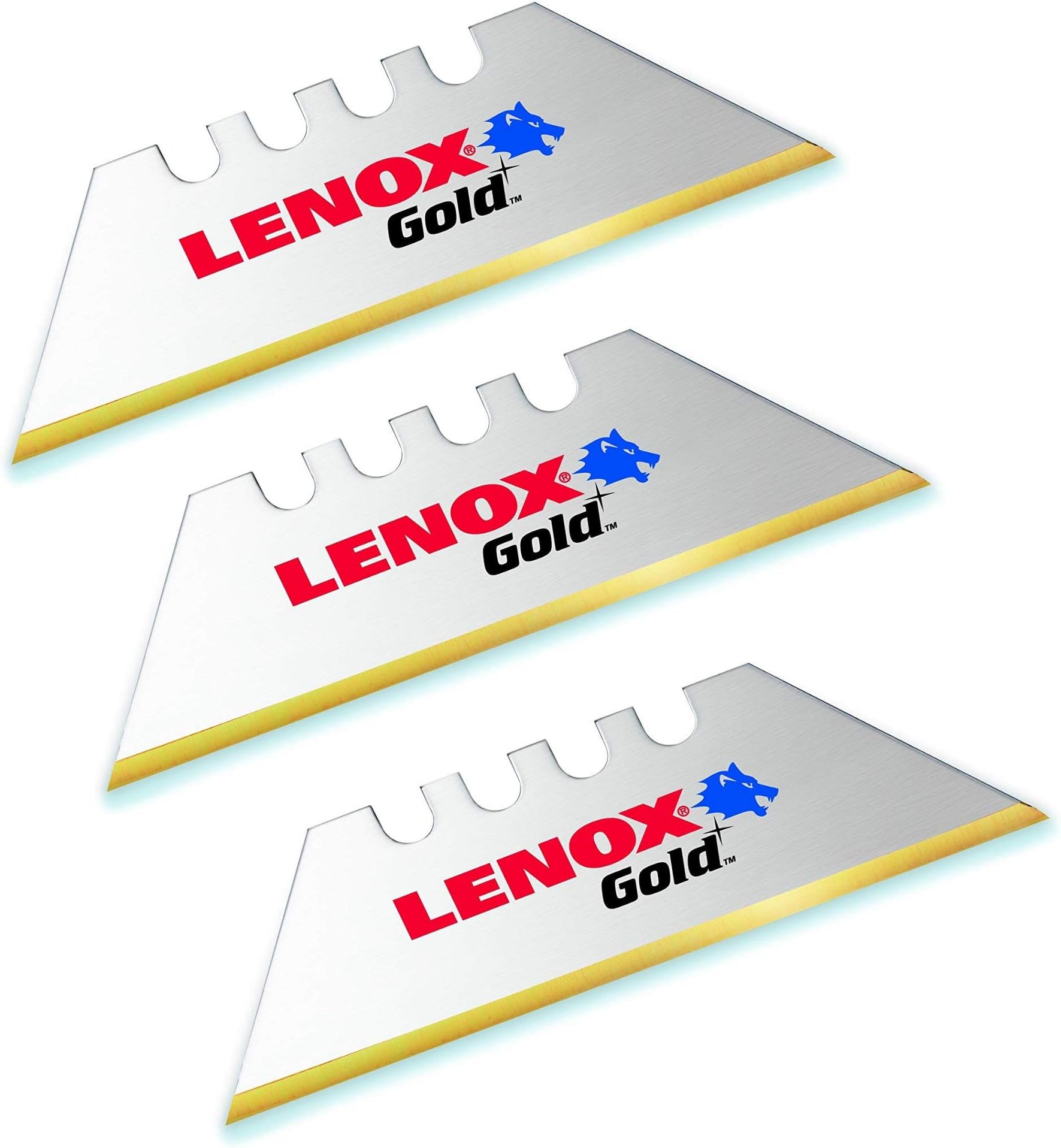 Lenox Gold 20350-GOLD5C Titanium Edge Utility Knife Blade - 5/Pack, 3 Pack (Total 15 Blades)