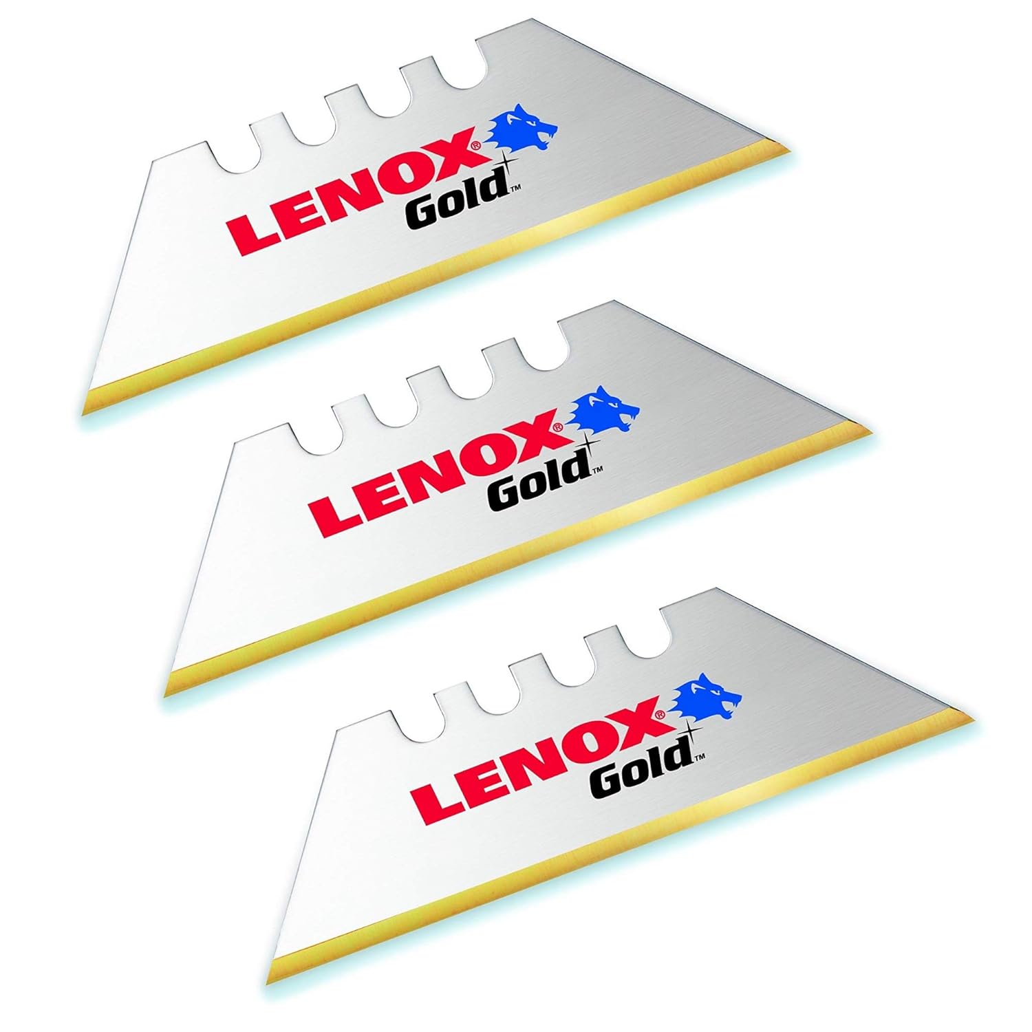 Lenox Gold 20350-GOLD5C Titanium Edge Utility Knife Blade - 5/Pack, 3 Pack (Total 15 Blades) : Tools & Home Improvement