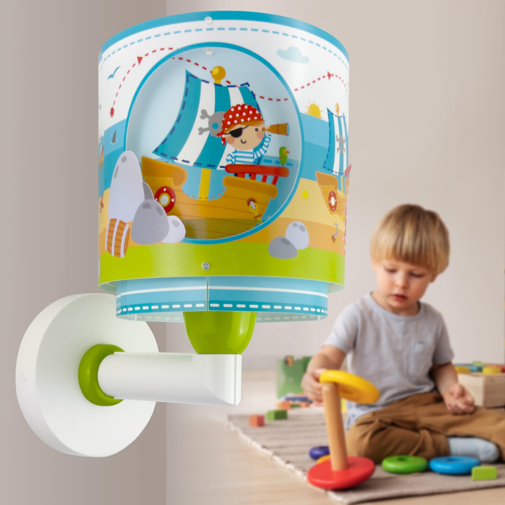 Lampe De Chevet Pour Enfant Pirate Island Île Des Pirates | Leroy Merlin