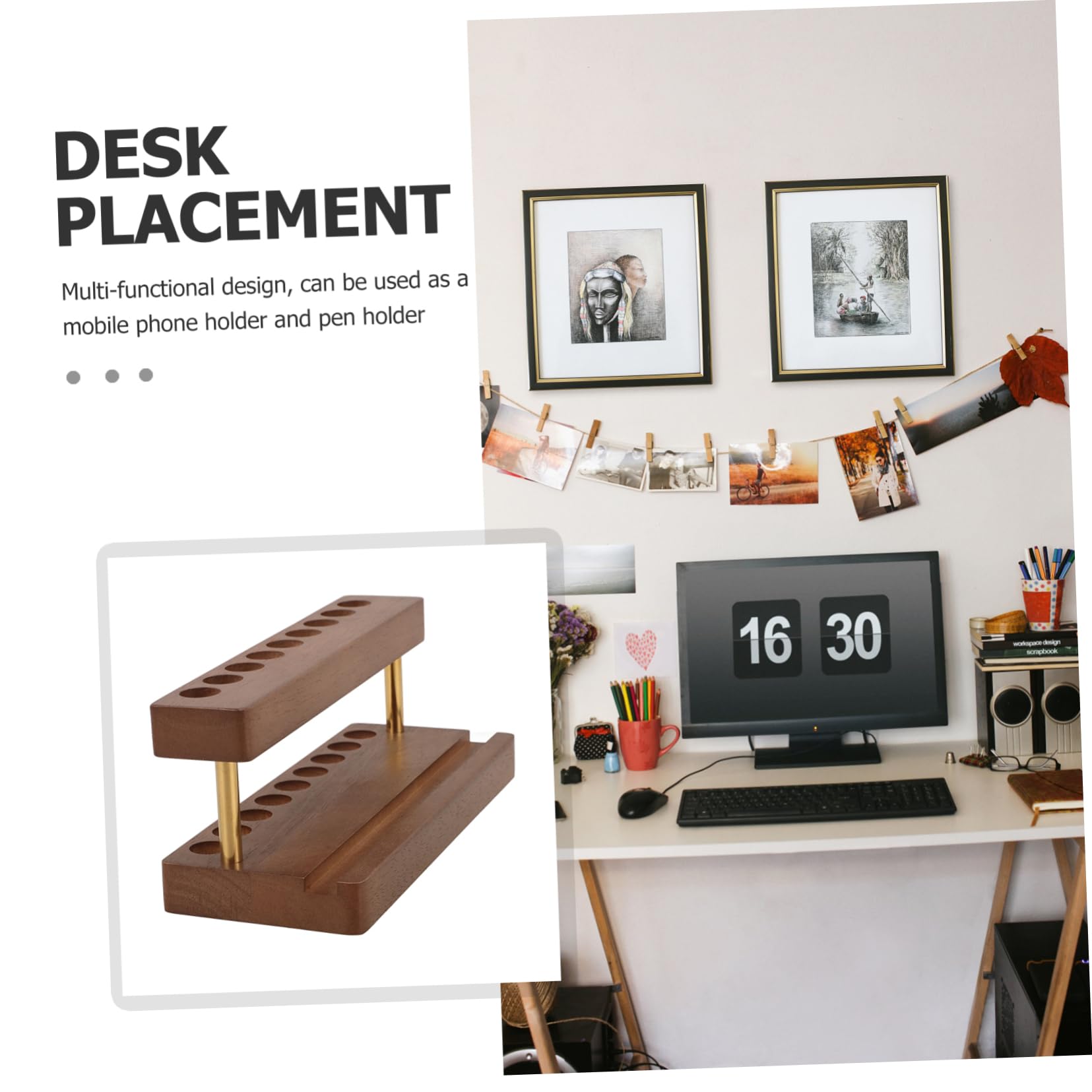 2stücke Praktischer Stift-Organizer Mit Pinselhalter Für Kreative Kunst Und Malutensilien Eleganter Tischständer Für Bleistifte Pinsel Und Farben Für Büro Und Atelier
