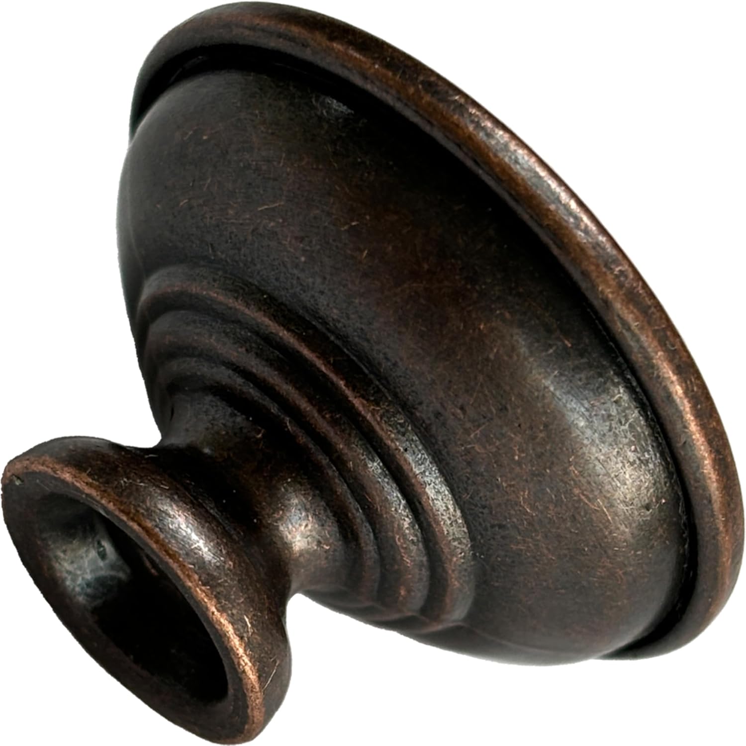 Set of 10 Vintage Kitchen Cabinet Handle Pulls, Flower Drawer Knobs, Dresser Knobs, Antique Brass Pulls, Antique Brass Cabinet pulls for Dresser Drawers, Zinc Alloy (Copper)
