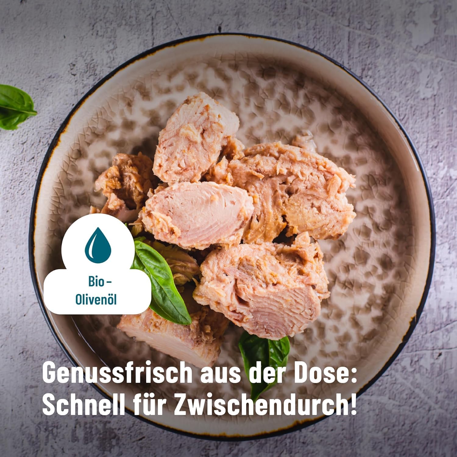 Fontaine - Thunfisch Echter Bonito in Bio-Olivenöl - Premium Thunfischfilets aus 100% zertifizierter, nachhaltiger Fischerei und kontrolliertem Anbau (10er Pack)