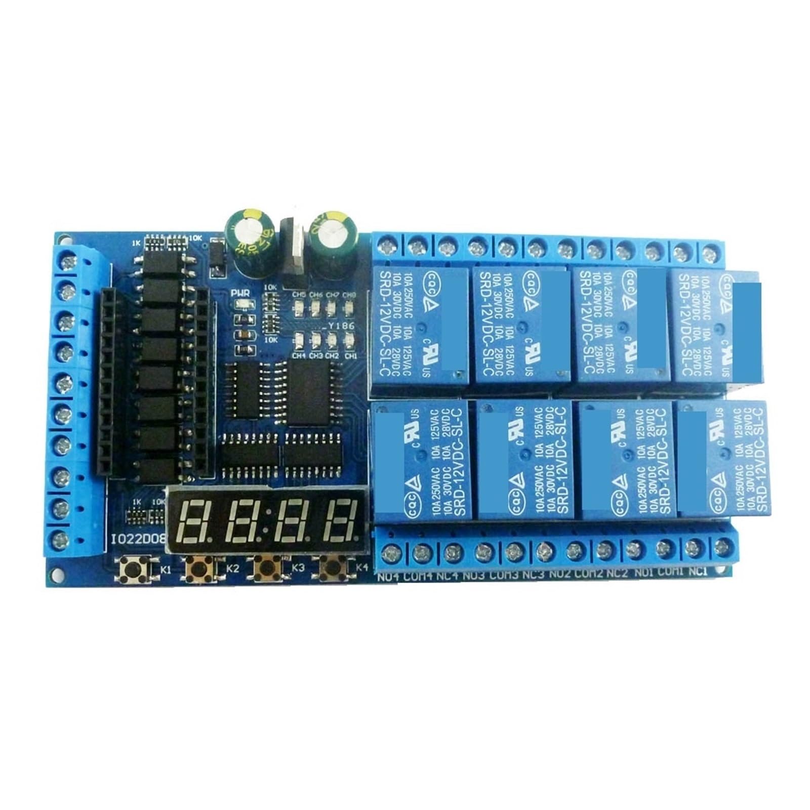 Module Relais IO22D04 8 Canaux 12V : Evitez les Surcharges Pro Mini PLC