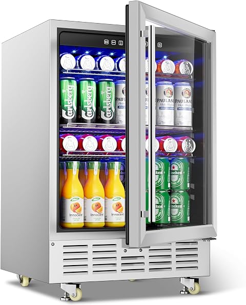 Mojgar 5.3 cu ft Beverage Cooler Stainless Steel