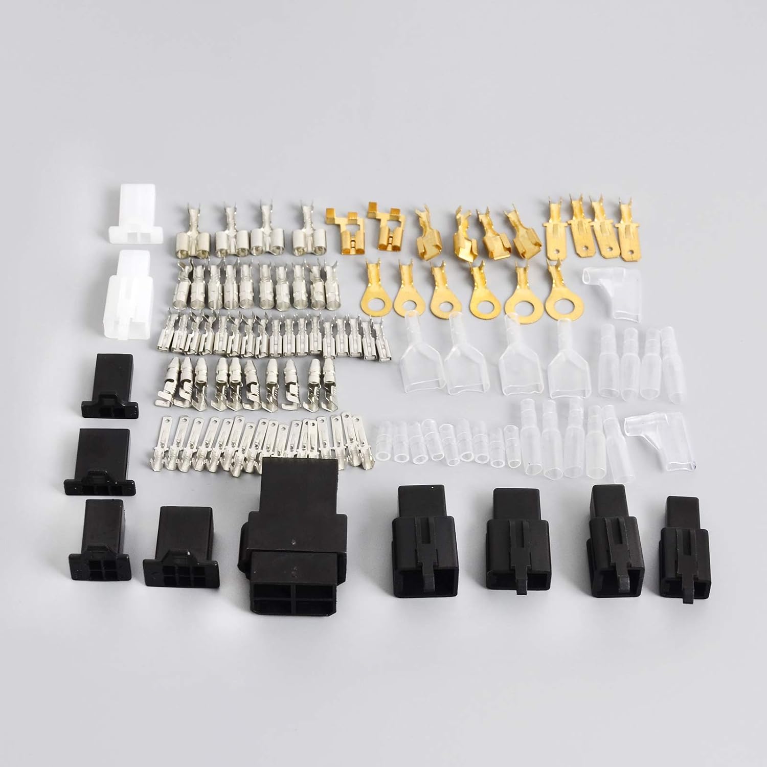 NICECNC Universal Motorcycle Electrical Wiring Harness Repair Kit Loom Plugs Bullets Connectors Compatible with Yamaha XT125 XT350 XT500 XT600 XT660,XS650 750 1100