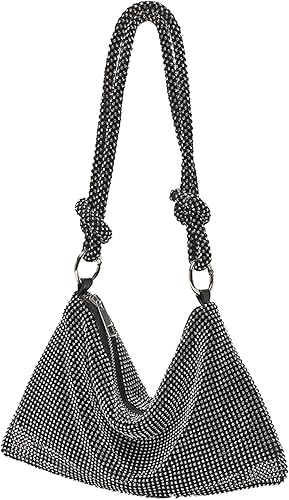 Miniatura 4 de Rhinestone Purse Sparkly Bag Crystal Evening Clutch Bag for Women Evening Prom Rhinestone Handbag Bling Hobo Bag