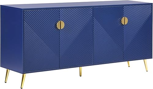 Miniatura 3 de LUMISOL Centro de entretenimiento, mesa consola multimedia, soporte de TV moderno para TV de más de 60 pulgadas, gabinete de consola de TV con