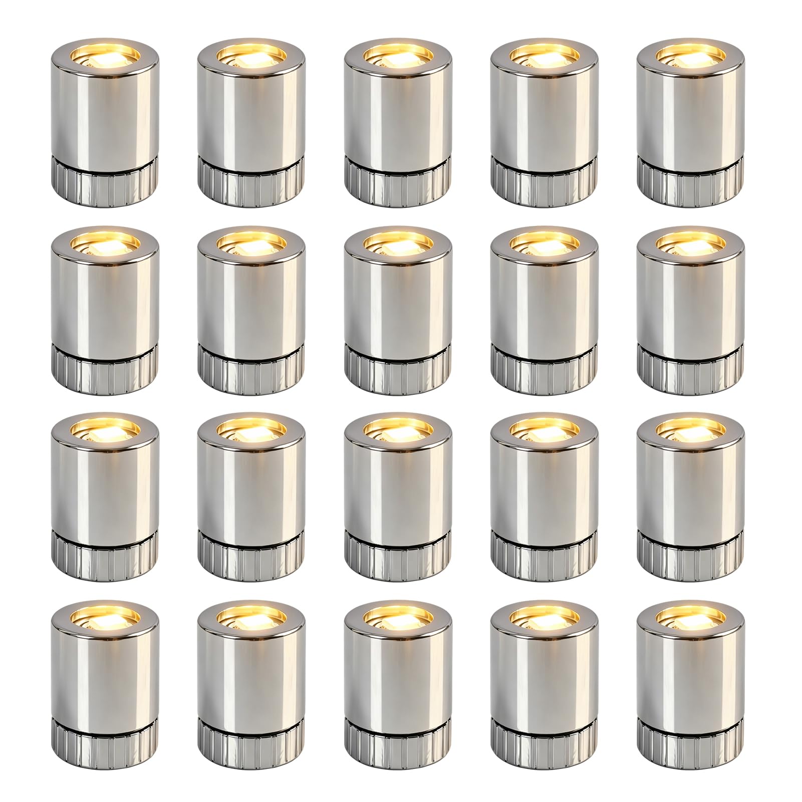 20 pcs Mini Luce LED Blanco Cálido Luci LED,Mini Luces LED con batería,Mini Luz LED Adhesiva, luz Micro LED para Manualidades,Manualidades Hechas a Mano, para Modelos en Modello FAI Da Te — view 7