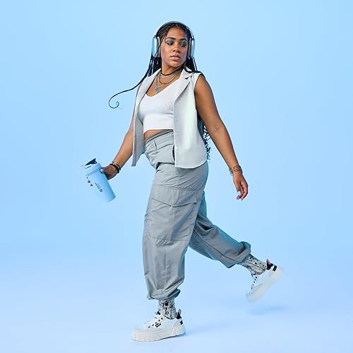 Miniatura 33 de BlenderBottle Strada Sleek - Acero Inoxidable - 25 oz - Espuma de mar Verde mar