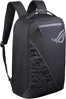Backpack/Bk/15_17, BAG Bp1501g ROG 15 17 Unisex Adult, Black (Black), One Size, Black/White, One size