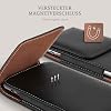 moex Plug Case for Nokia G11/G21 Case with Belt Clip Mobile Phone Belt Bag PU Leather Mobile Phone Case for Inserting Leather Case Belt Protective Cover Slip Case Black
