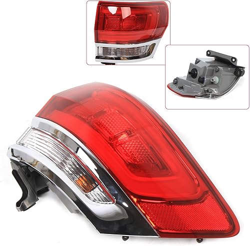 Miniatura 5 de Lámpara halógena trasera exterior para Jeep Grand Cherokee 2014 2015 2016 2017 2018 Asambleas de luz trasera (lámpara trasera del pasajero)