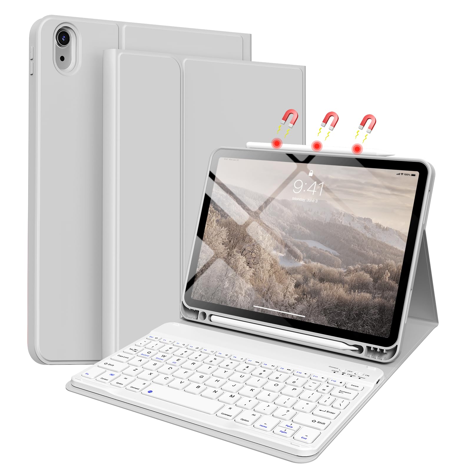 Photo 1 of BQDIYOO Keyboard Case for iPad Air 11"/10.9"