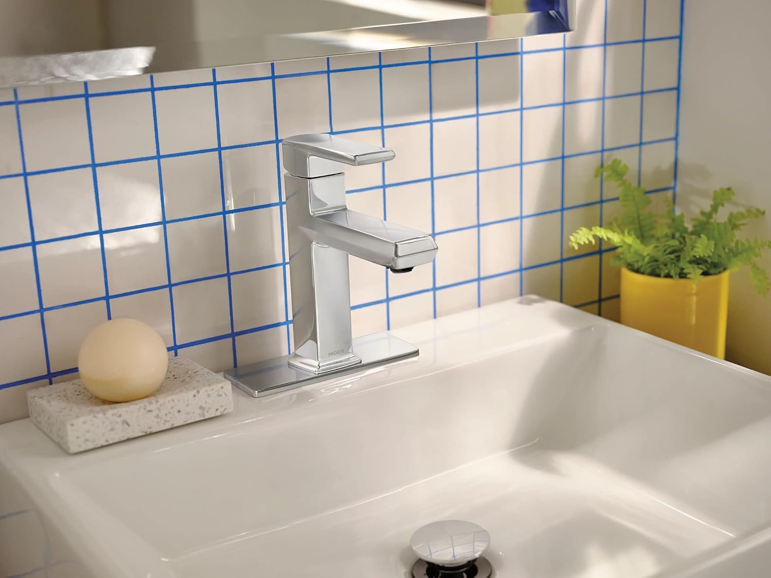 Moen Neese Chrome Single-Handle Lavatory Faucet, 84784