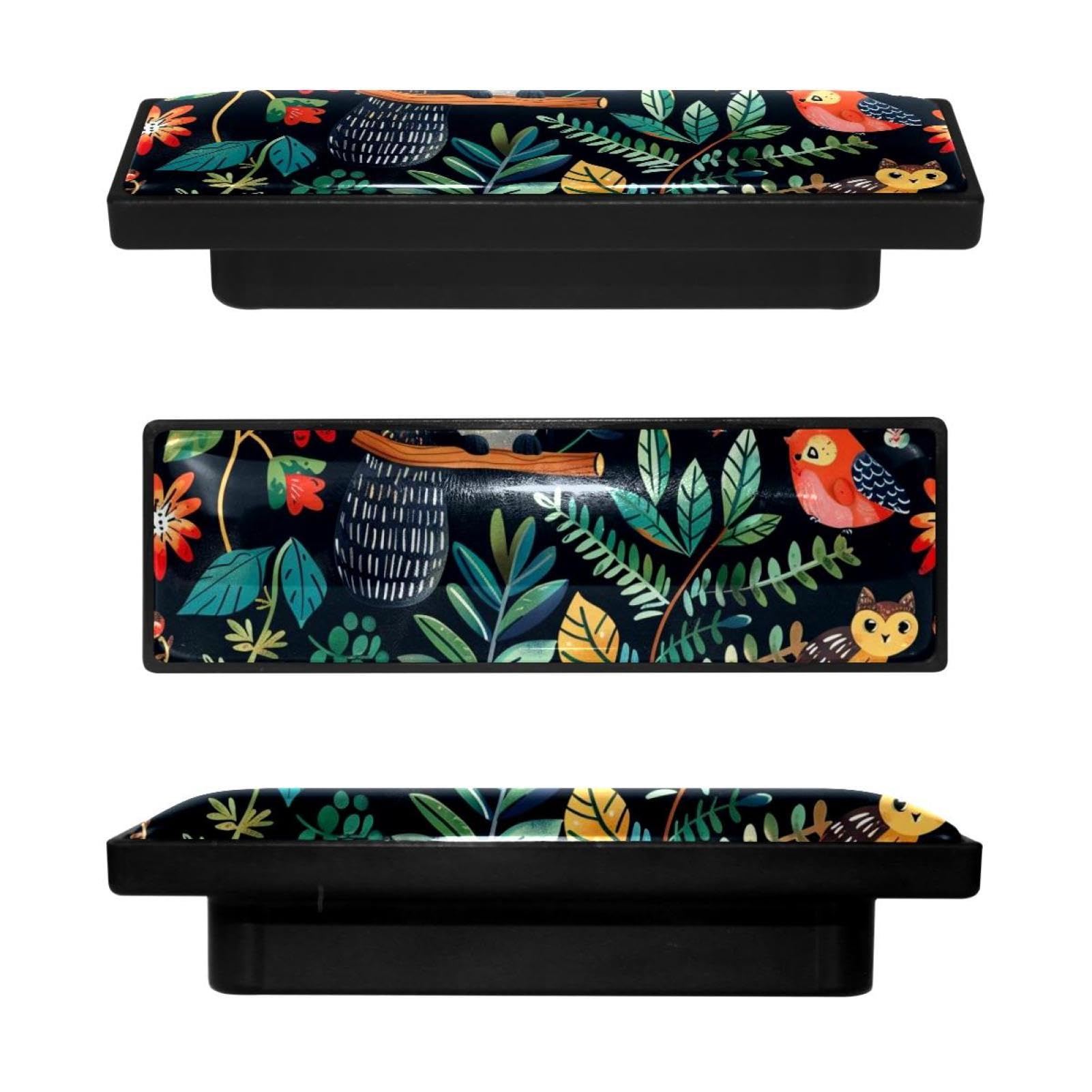 Boutons d'armoire au motif animal de la jungle pour placard et commode