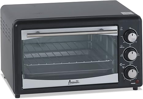 Amazon.com: Avanti pow61b .6 giratorio tostador horno Broiler : Hogar y  Cocina
