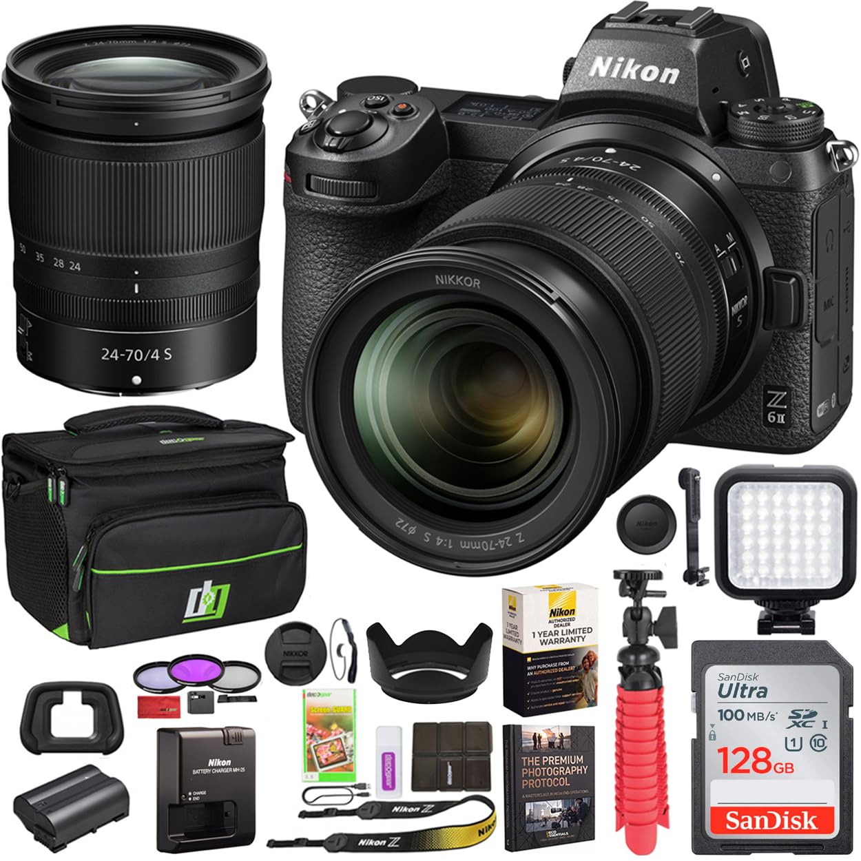 Amazon.com : Nikon Z6II Mirrorless Camera Body + NIKKOR Z 24-70mm
