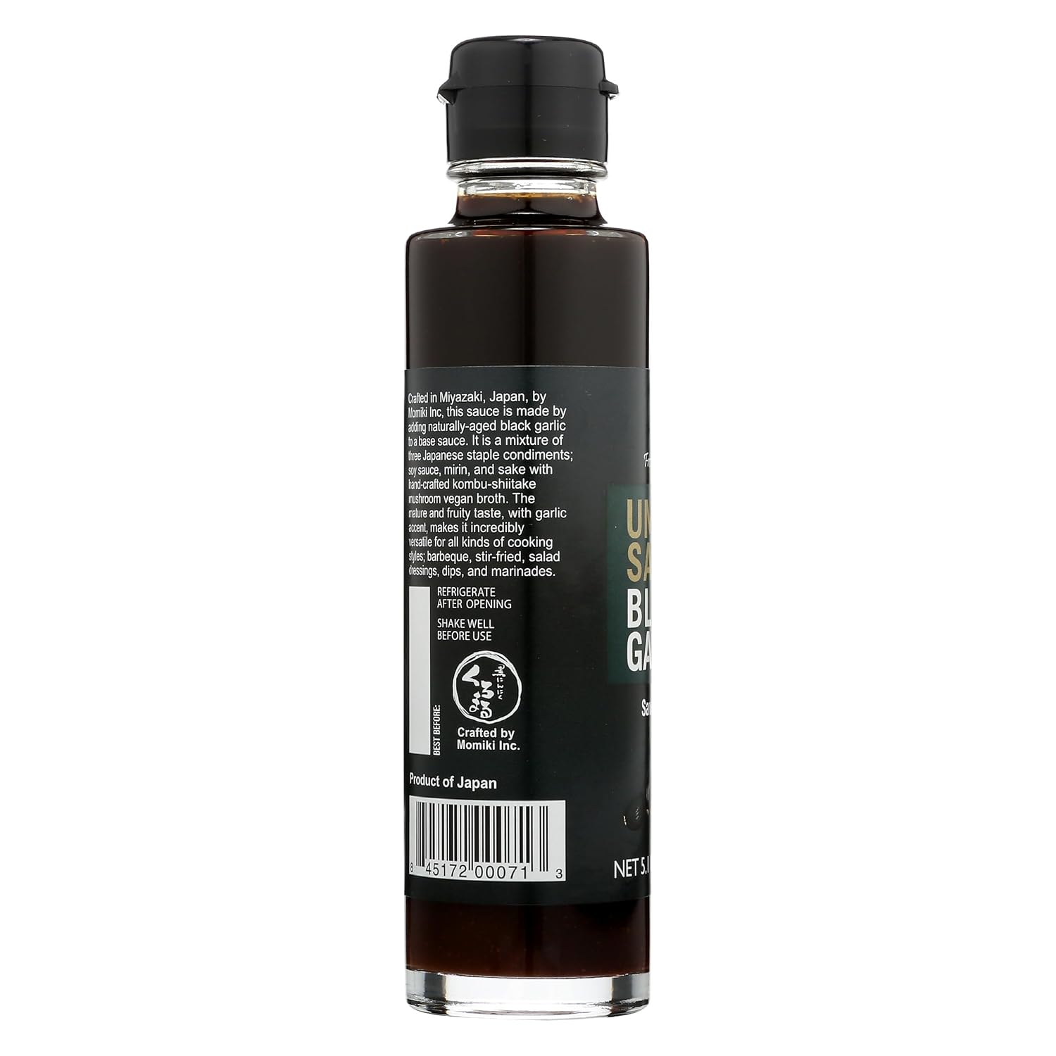 Muso From Japan - Black Garlic Umami Sauce - Rich Flavor, Vegan and Gluten-Free - 5.1 Oz image 5