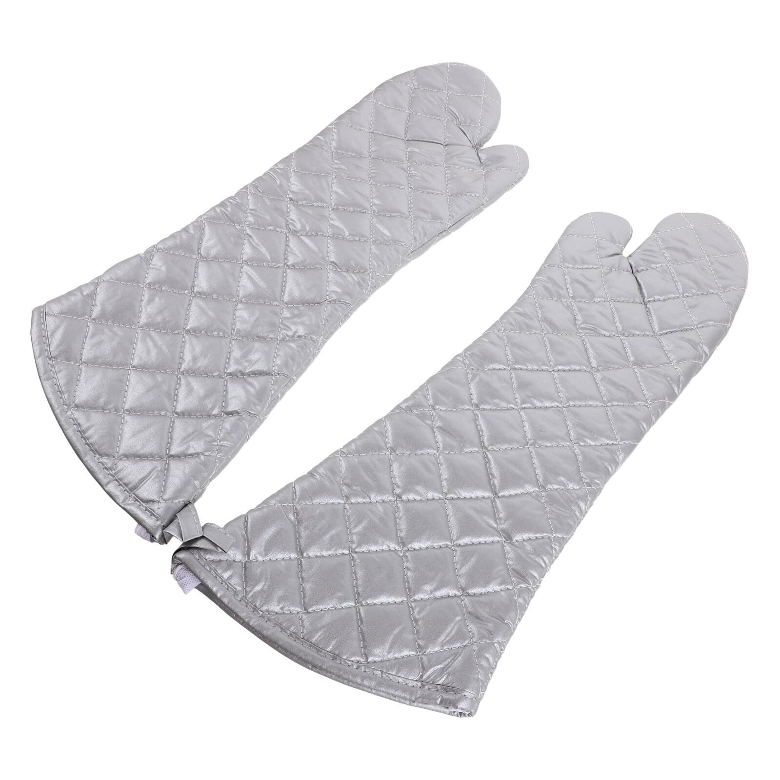 BESPORTBLE Guanti da Forno Resistenti al Calore in Argento Guanti da Cucina Antiscottatura Protezione Termica Impermeabili per Microonde Barbecue e Cottura Professionale Confezione da 1
