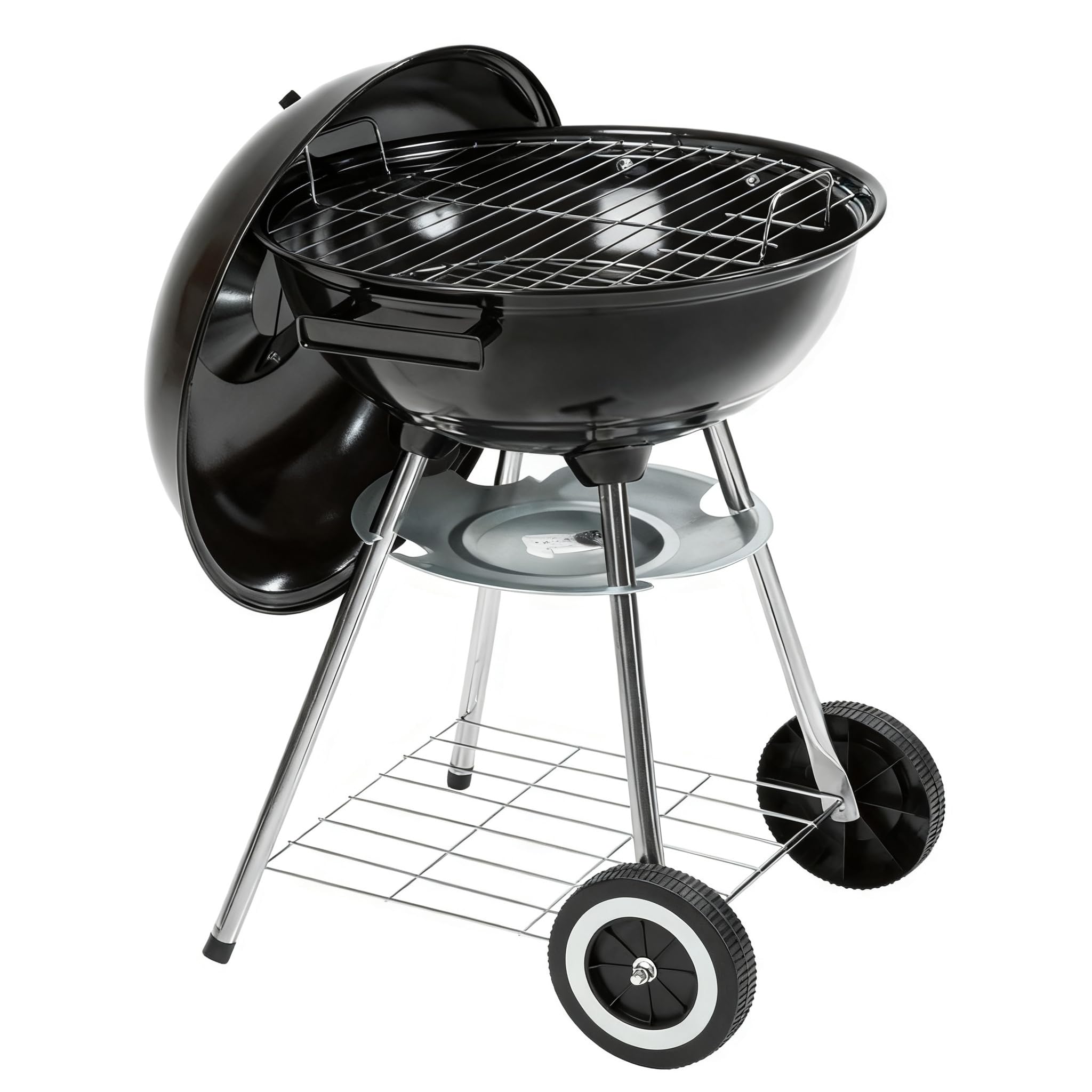 Barbecue a carbone, griglia portatile, barbecue rotondo per