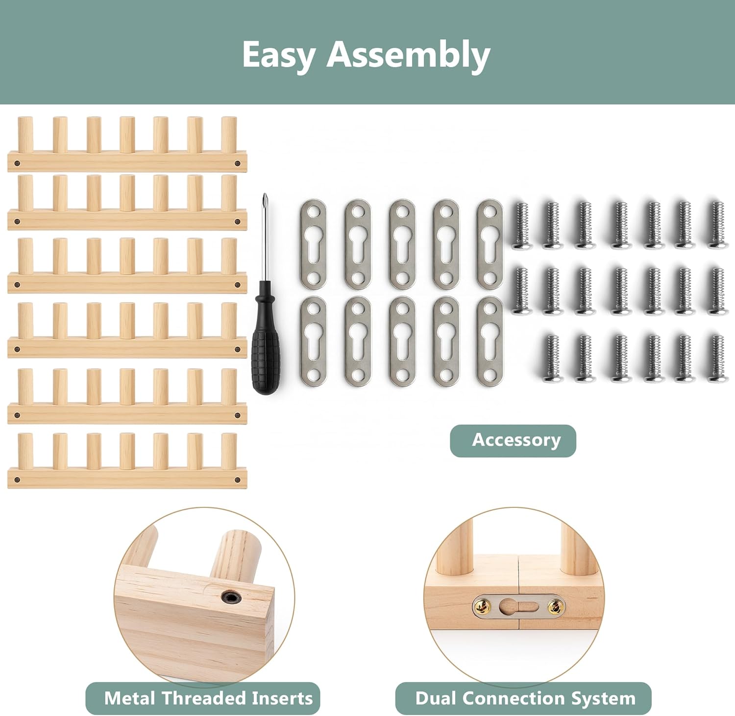 mellobello Chunky Blanket Loom，Chunky Yarn Loom Adjustable Size Loom for Chunky Blanket，Loom Knitting Kit for Beginner Friendly Yarn Craft (70.8")
