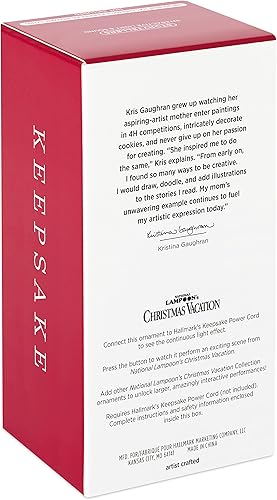 Miniatura 4 de Hallmark Keepsake Christmas Ornament,Plastic, 2022, National Lampoon's Christmas Vacation Collection Ellen Griswold, Light and Sound