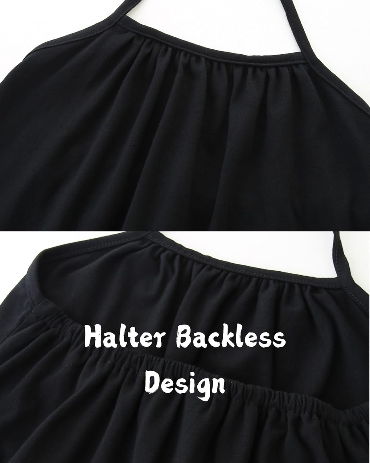 Toddler Baby Girls Strap Slouch Romper Infant Sleeveless Jumpsuit for Summer Kids Harem Halter Backless Clothes - Image 6