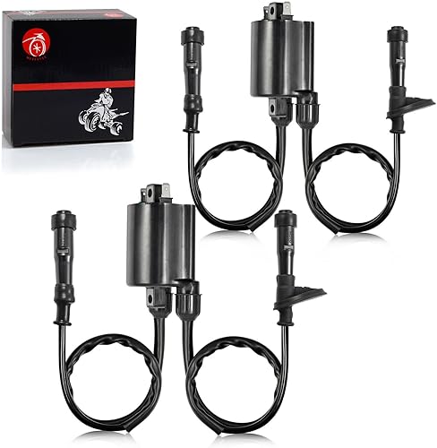 MOTO1988 Bobina de encendido y tapa de bujía para Honda Shadow 750 Shadow ACE 750 Aero 750 Spirit 750 VT750 1998-2019