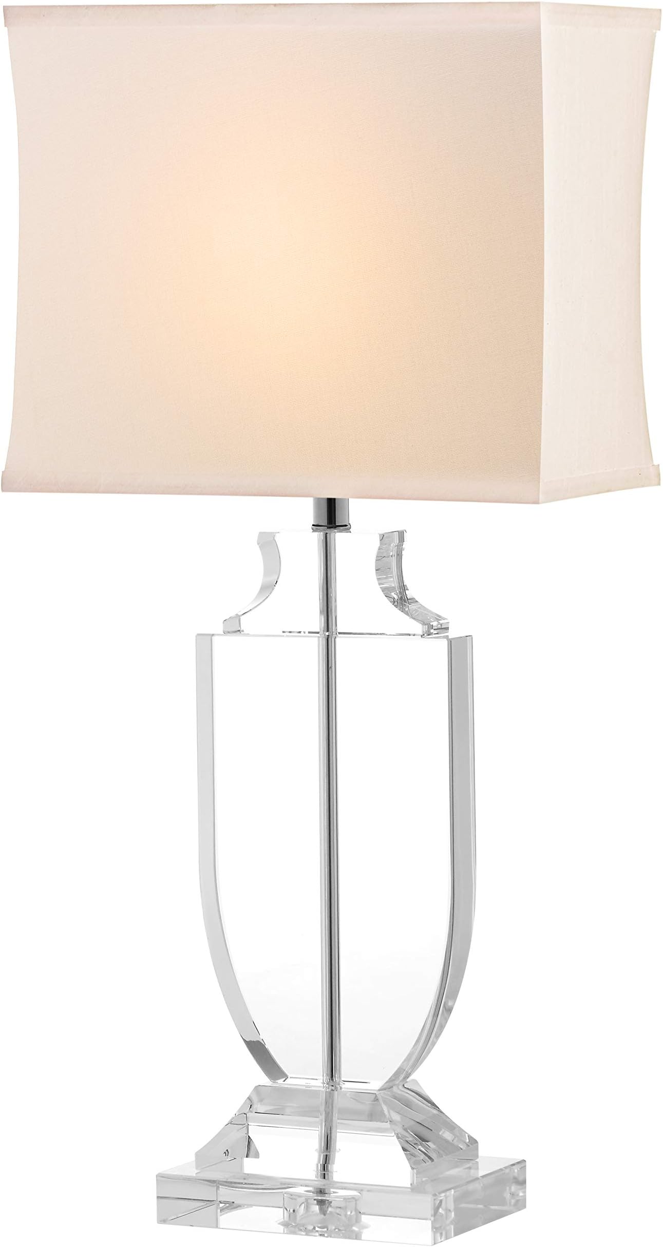 SAFAVIEH Lighting Collection Deirdre Crystal Urn 26-inch Bedroom Living Room Home Office Desk Nightstand Table Lamp (LED Bulb Included)
