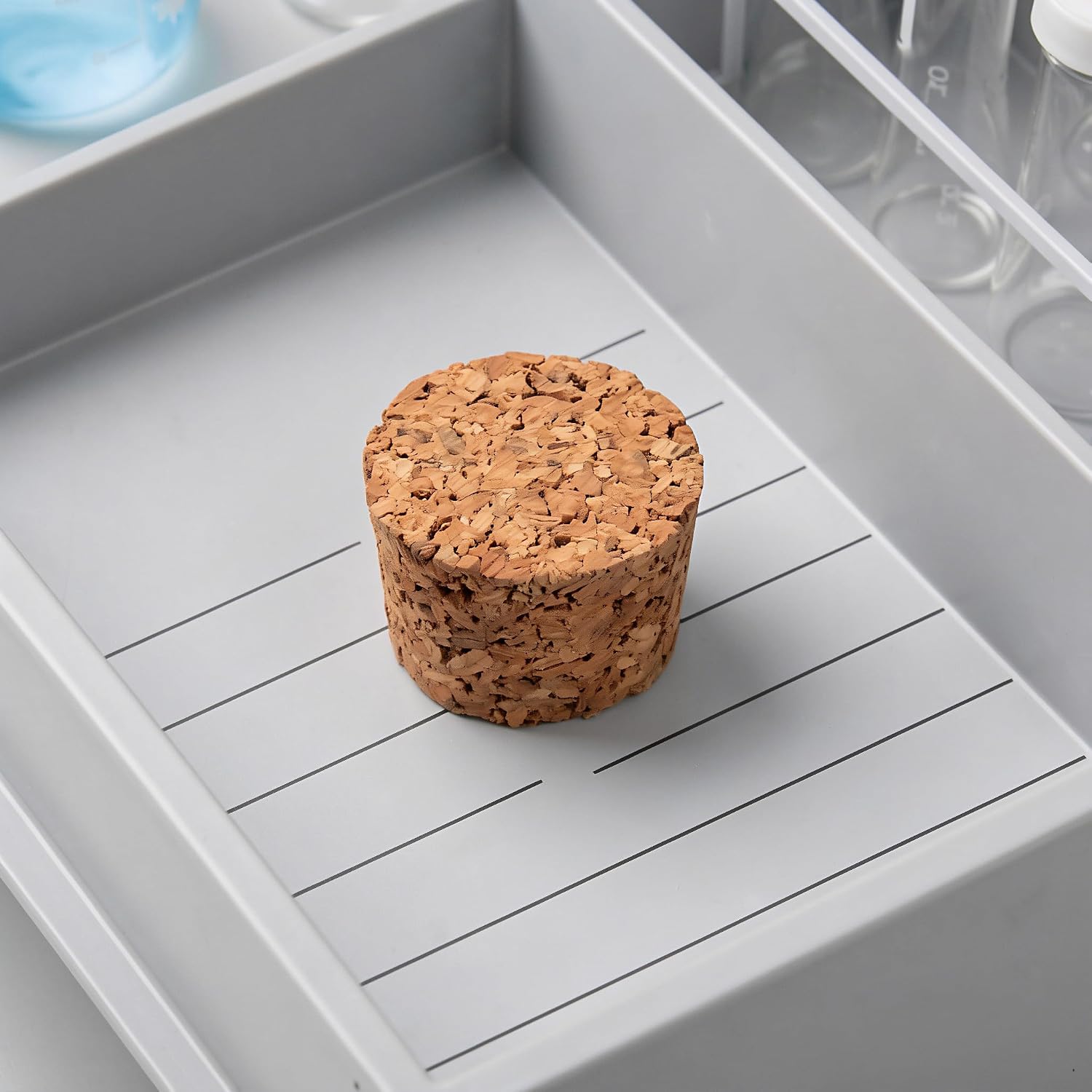 OUNONA 10pcs Soft Wood Bottle Corks, Glass Bottle Sealing Plug Stopper