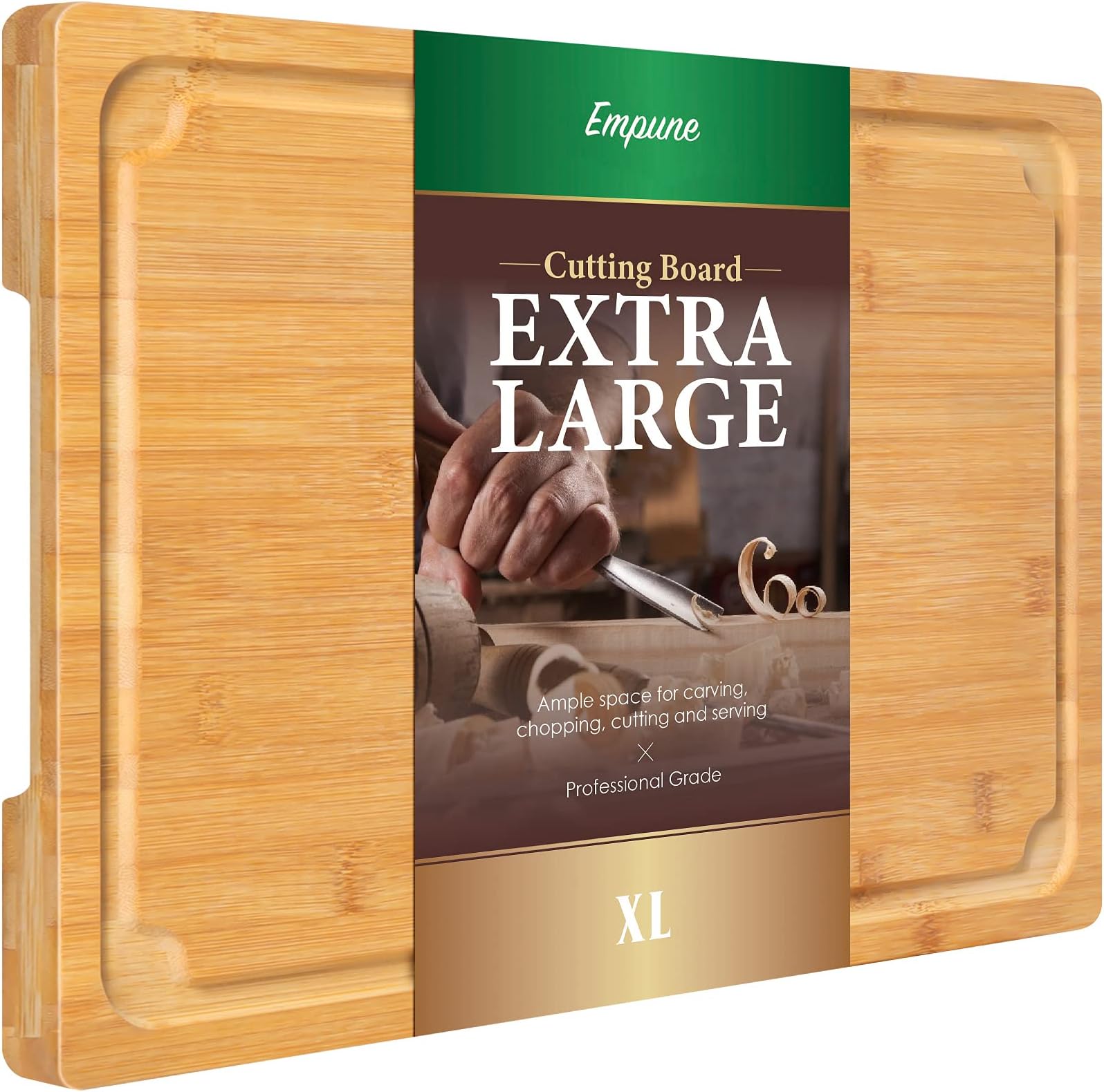 Bamboo Cutting Board Wood Chopping Board with Juice