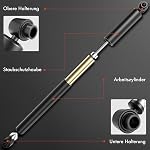 Frankberg 2x Stossdämpfer Stoßdämpfer Hinten 382mm Gasdruck 50703895 – Produktbild 6