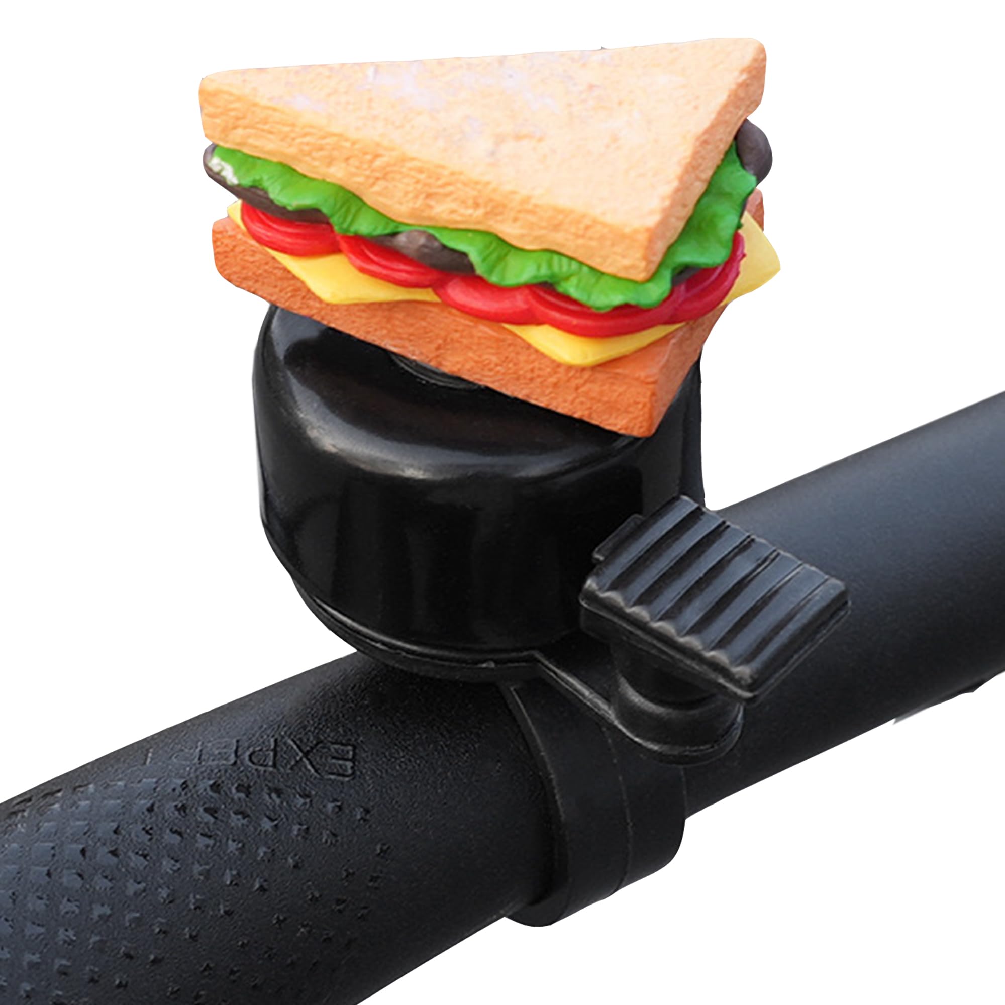 ACEDOAMARE Bike Bell with Loud Crisp Clear Sound Bike Bell for Road Mountain Scooter Tricycles Bike Accessories Handlebar Decoration (Sandwich)