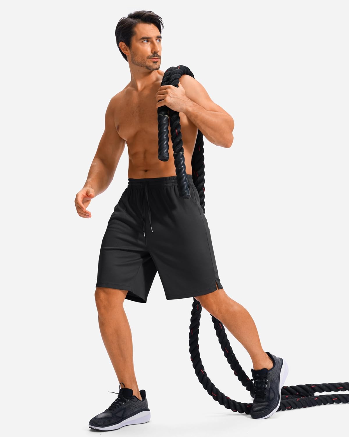  Men's Athletic Shorts with Pockets 9" / 11" Lon Basketball Shorts Lihtweiht Quick Dry ym Workout Shorts for Men thumbnail