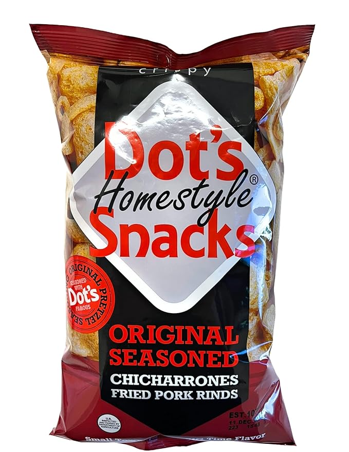 Dot's Homestyle Snacks Original Seasoned Chicharrones Fried