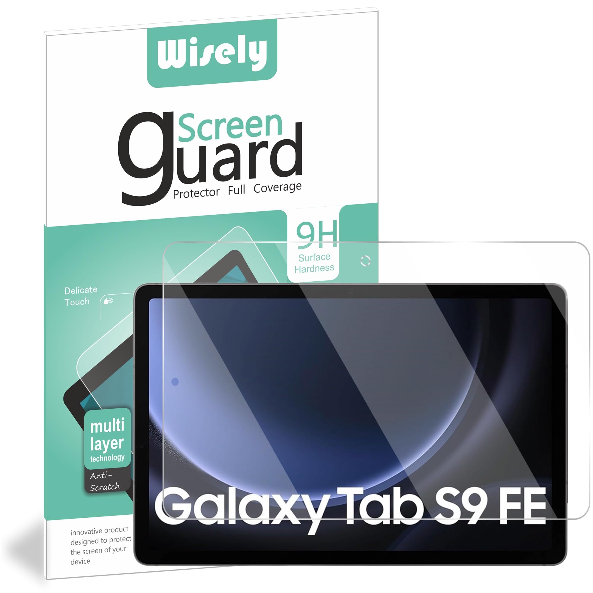 See full amazon price history chart for Wisely Premium Screen Protector for Samsung Galaxy Tab S9 FE |10.9 inch| Anti-Scratch Tablet Glass Guard, 9H Ultimate Protection, Bubble-Free, Easy installation kit - HD Clear Wisely Premium Screen Protector for Samsung Galaxy Tab S9 FE |10.9 inch| Anti-Scratch Tablet Glass Guard, 9H Ultimate Protection, Bubble-Free, Easy installation kit - HD Clear (B0DH51Y9RQ) Amazon Price History, Amazon Price Tracker