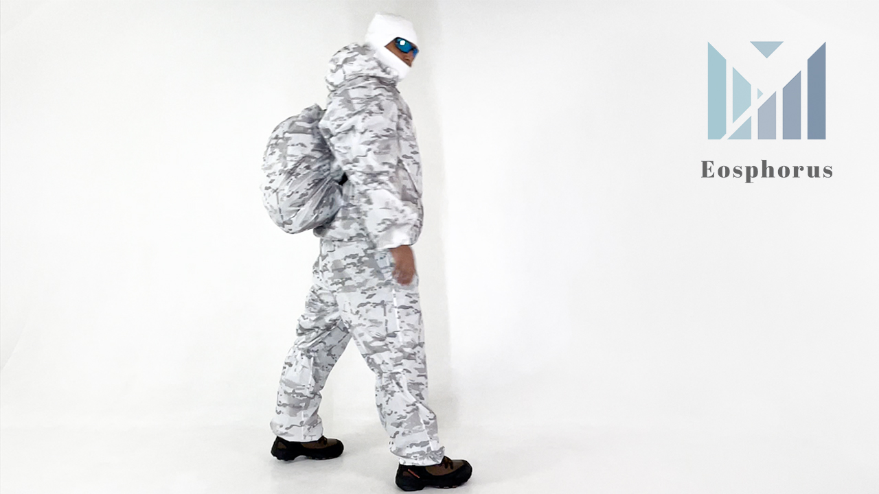 Housse De Sac à Dos Hiver Camouflage 45L - Protection Imperméable Pour Randonnée Et Militaire